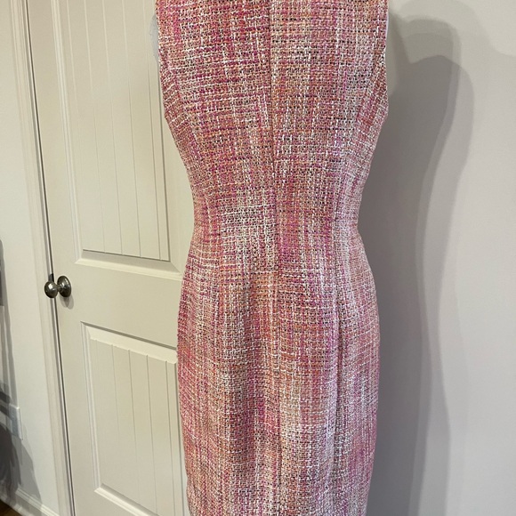 Talbots Multicolor pink Tweed Fabric 2 piece suit - Picture 4 of 9